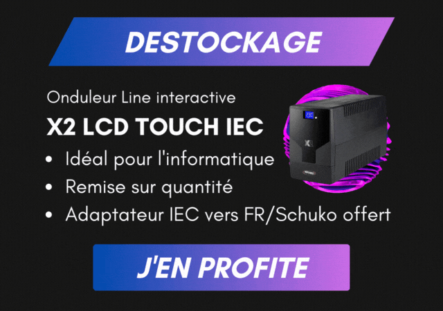 Destockage X2 LCD Touch IEC